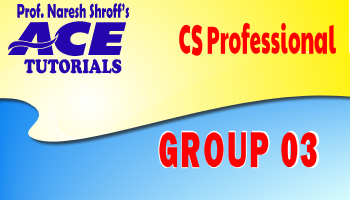CS Professional : Group 03 : Paper 07,08,09