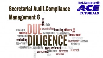 CS Professional : Paper 4 - Secretarial Audit, Compliance Management and Due Diligence