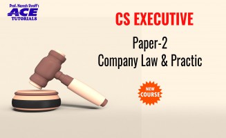 CS EXECUTIVE Paper 2 . :  Company Law ( New )