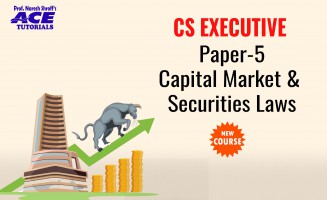 CS EXECUTIVE Paper 5. : Capital Market & Securities Laws  ( New )