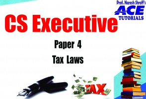 CS EXECUTIVE Paper 4. : Tax Laws